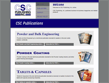 Tablet Screenshot of cscpublishinginc.com